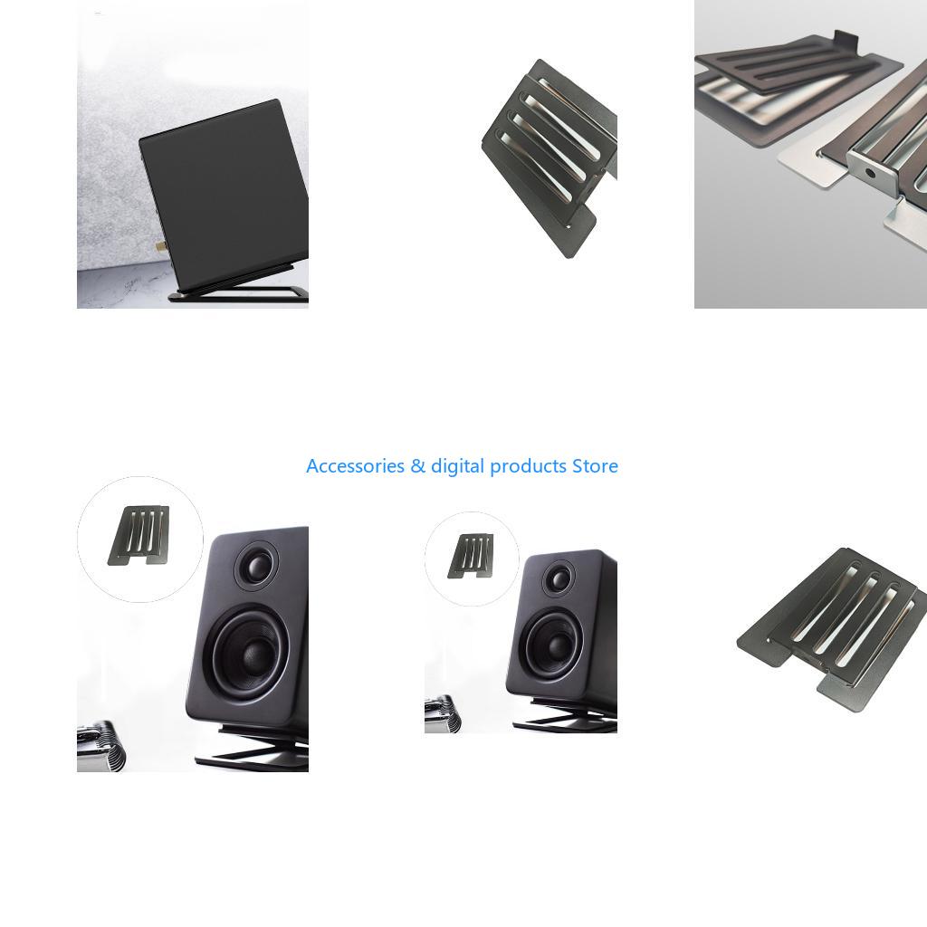Desk Setup With Speakers - 77JD 인체공학적 틸트 각도 스피커 스탠드
