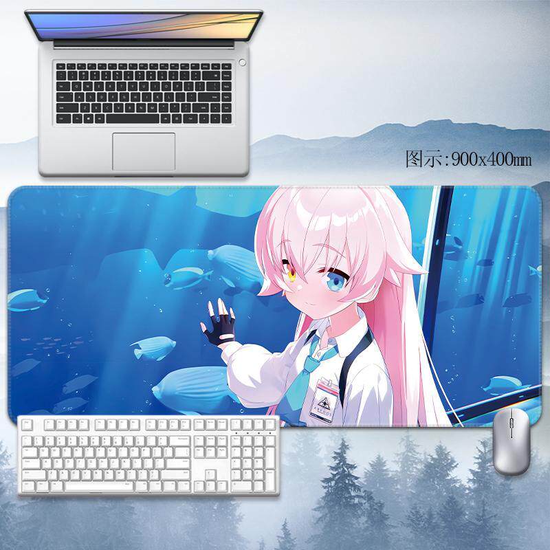 Desk Setup Blue - 프로 스피드 XXL 블루 아카이브 타카나시