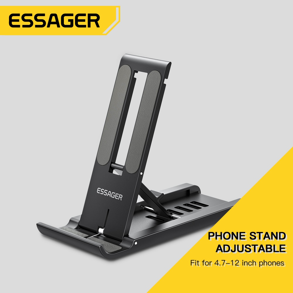 Desk Setup Pink - Essager 휴대용 데스크탑 홀더, 접이식 미니
