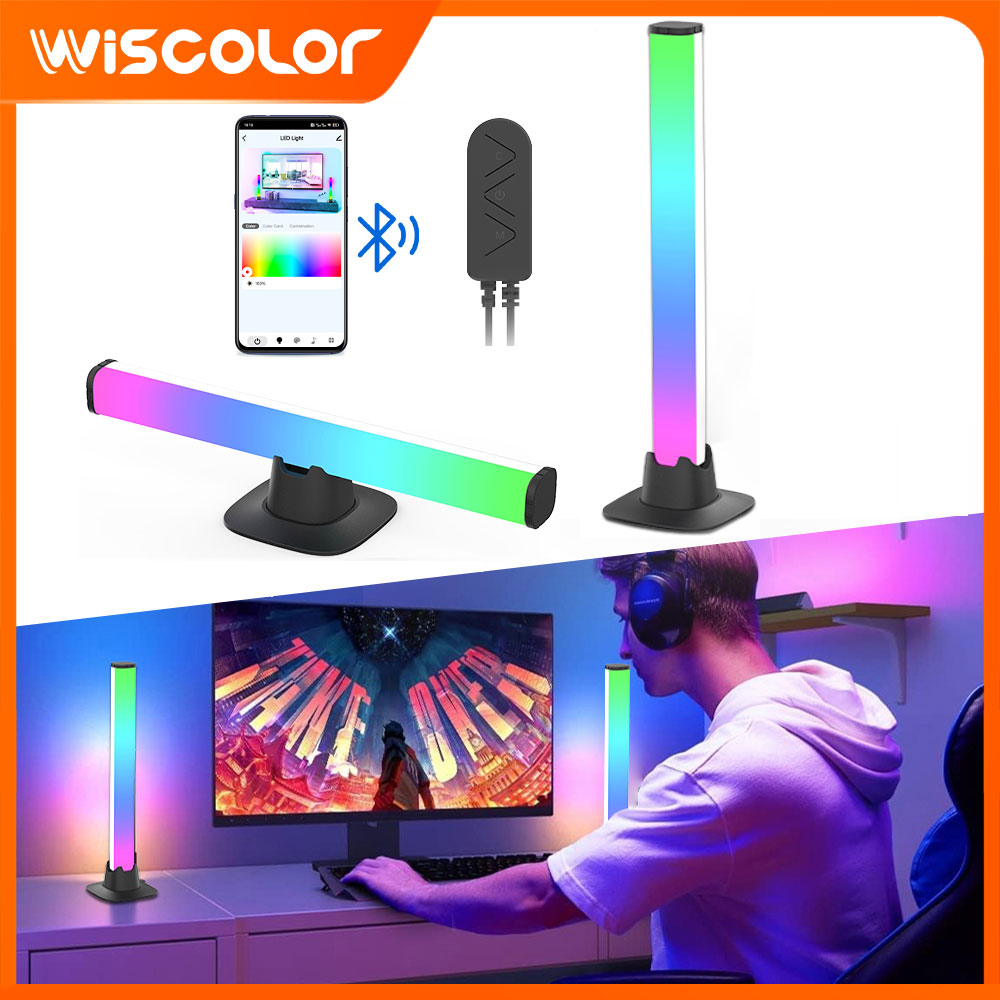 Desk Setup Tv - RGB LED 조명 바 블루투스 설정