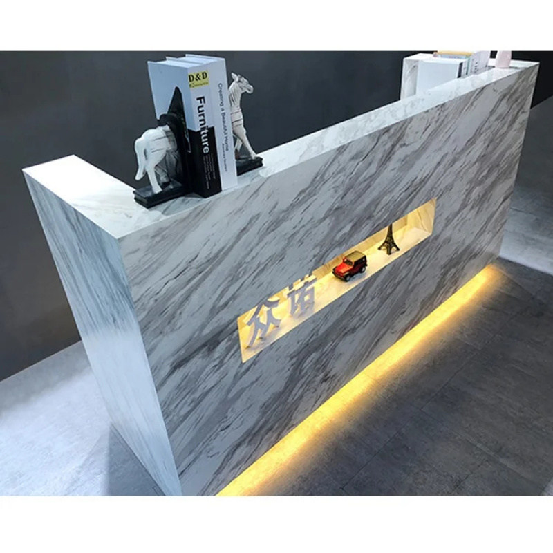 모던 심플 스파 계산대 화이트 스톤 프론트 데스크 리셉 - Desk Setup Simple 리뷰 및 가격