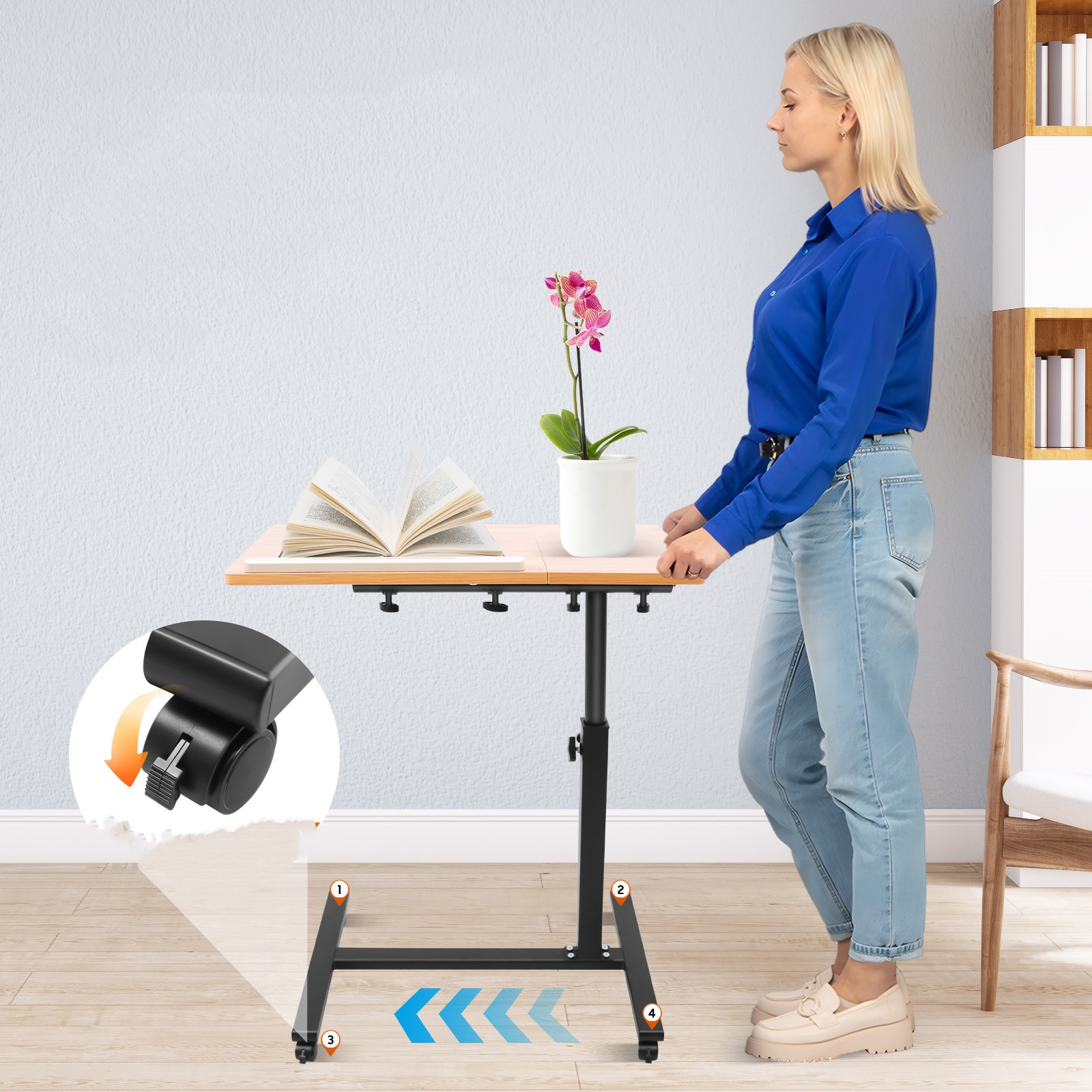 모바일 노트북 테이블 조절 가능 360도 °   회전형 - Desk Setup Laptop 리뷰 및 가격