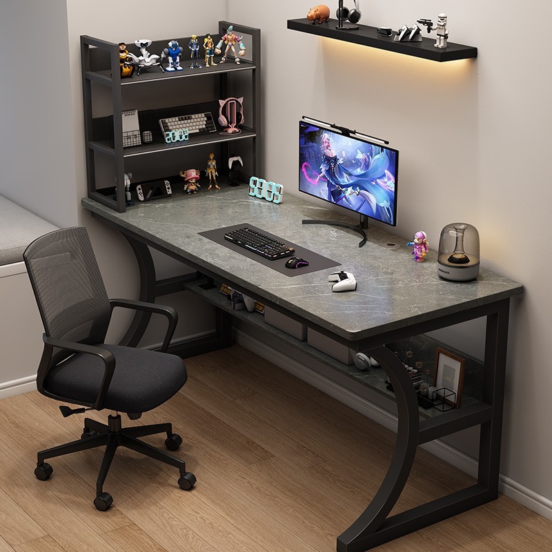 게임용 테이블 가정용 데스크탑 컴퓨터 테이블(선반 포함 - Desk Setup Productivity 리뷰 및 가격