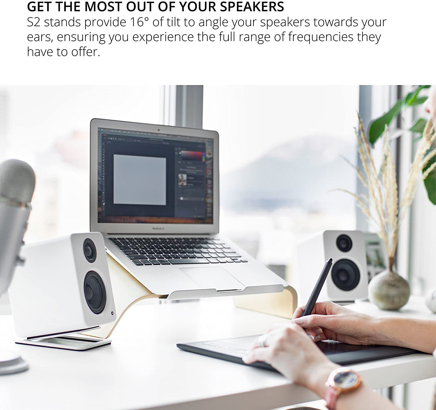 Edifier MR4 MR3 MR3BT 흰색 책상 설치 - Desk Setup With Speakers 리뷰 및 가격