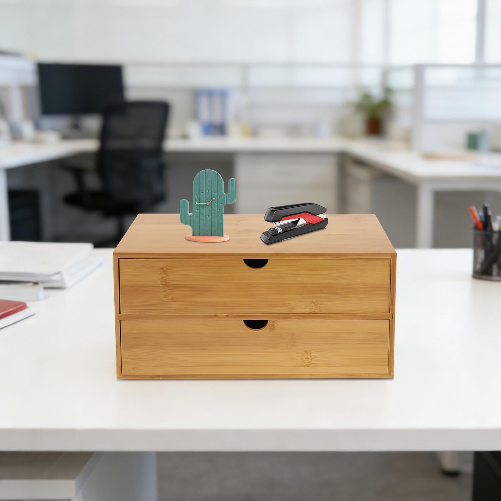 데스크 오거나이저, 2단 서랍 사무용품 보관함, 부드러 - Drawer Organizer Bamboo 리뷰 및 가격