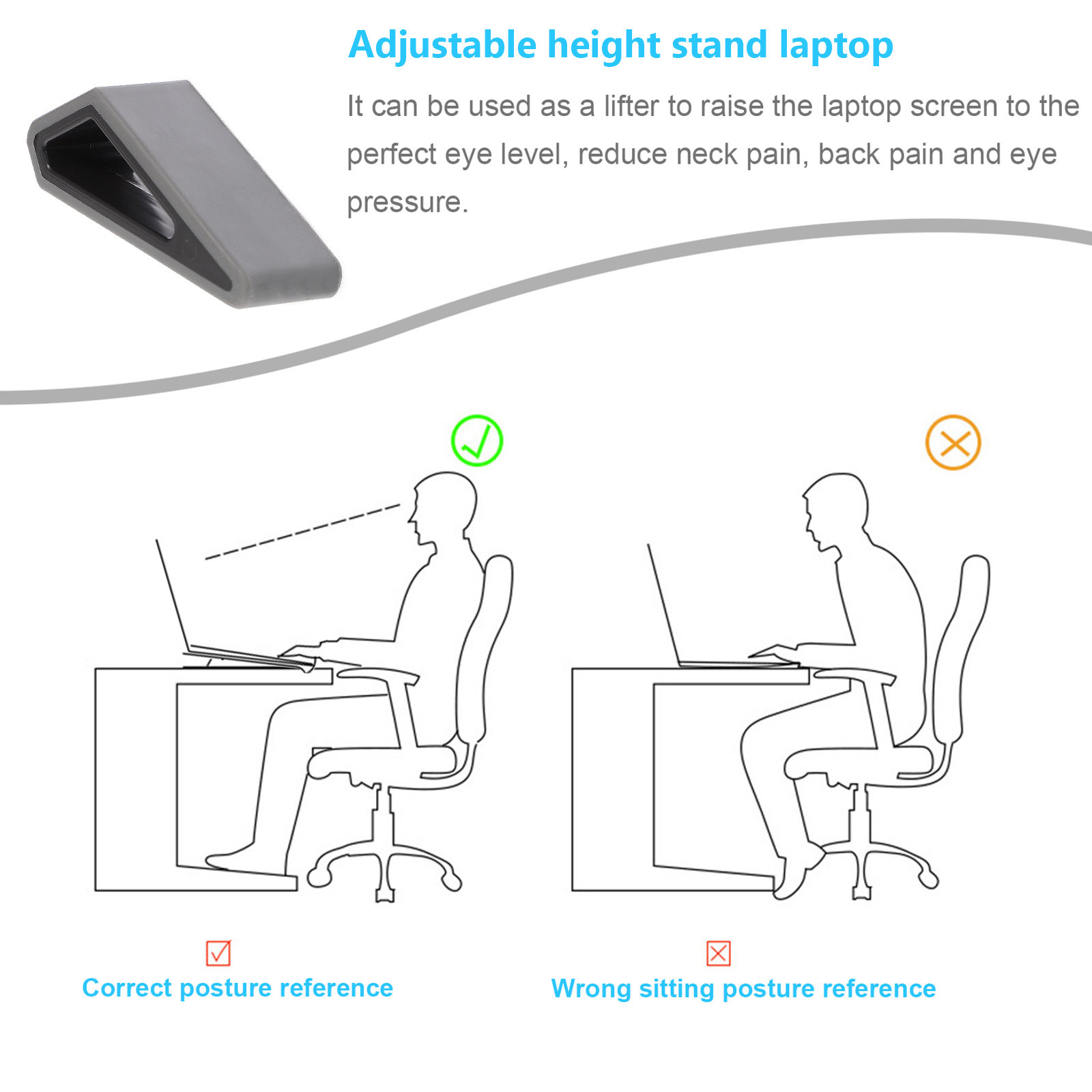 2개 세트 노트북 스탠드 노트북 높이 조절 받침대, 인 - Desk Setup Laptop 리뷰 및 가격