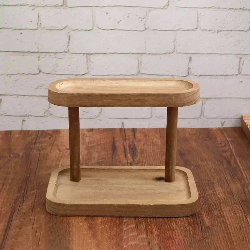 뜨거운 나무 스토리지 선반 2 계층 데스크탑 주최자 선 - Desk Setup Productivity 리뷰 및 가격