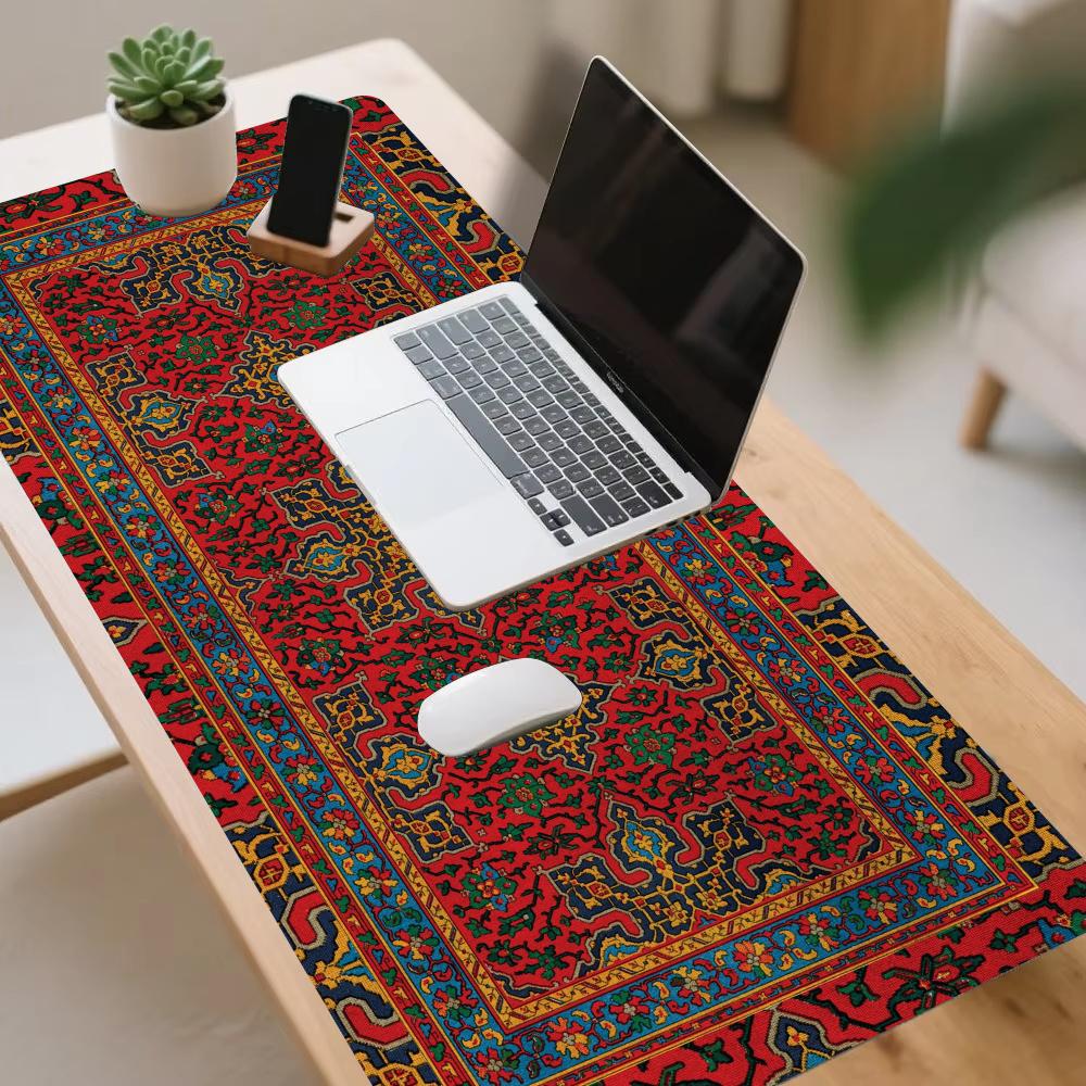페르시아 러그 카펫 레드 마우스패드 스피드 오피스 데스 - Desk Setup Red 리뷰 및 가격