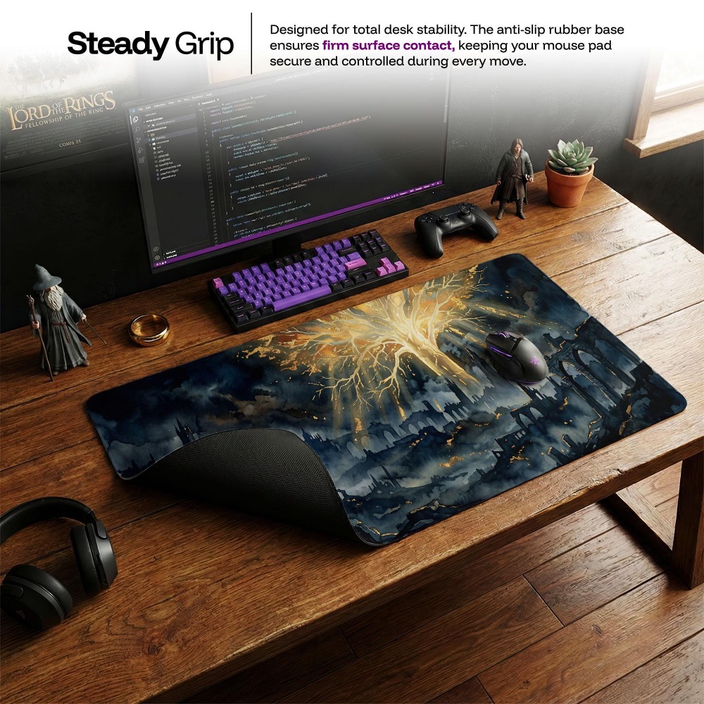 데스크 매트, 다크 판타지 마우스 패드, 소울즈본 게임 - Desk Setup Simple 리뷰 및 가격