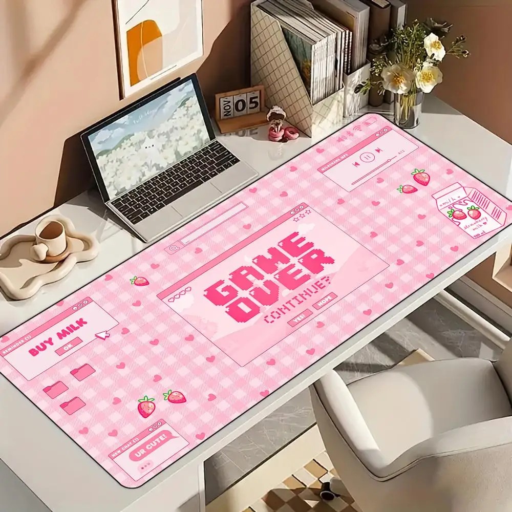 VIKAMA 핑크 격자무늬 GAME OVER 픽셀 스타 - Desk Setup Pink 리뷰 및 가격