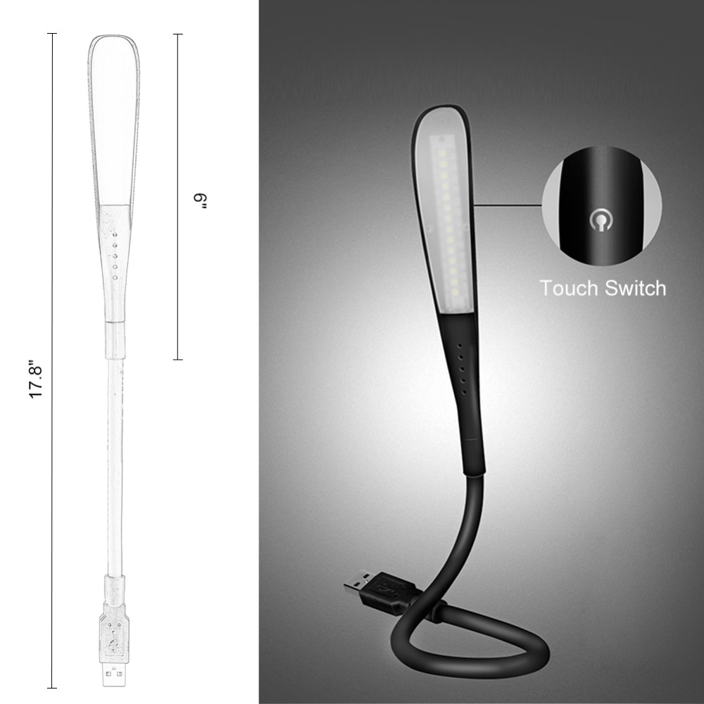 미니 USB 라이트 휴대용 노트북 터치 센서 LED 책 - Desk Setup Laptop 리뷰 및 가격