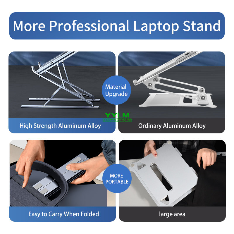 YYLM 새로운 N8 조정 가능한 노트북 스탠드 알루미 - Desk Setup Pink 리뷰 및 가격