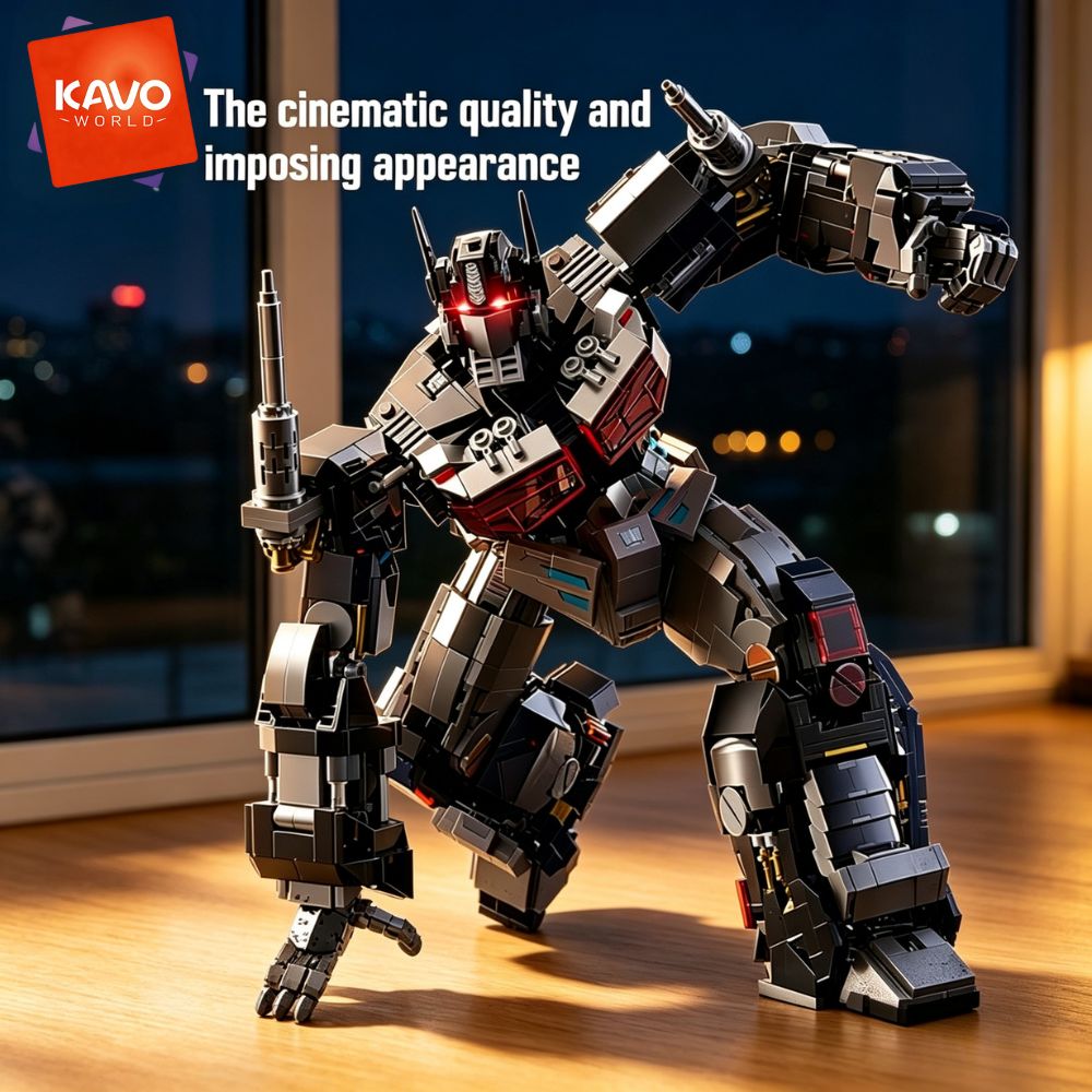 KAVOWORLD 2045피스 미래 메카 로봇 조립 블 - Desk Setup Small Room 리뷰 및 가격