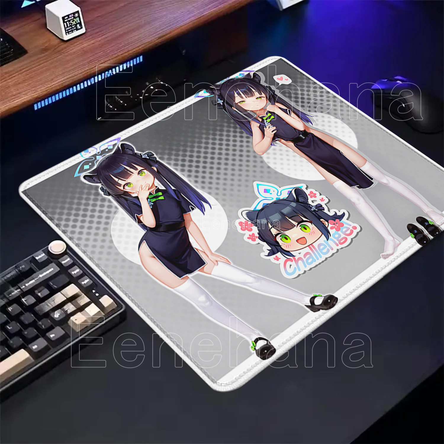 앨리스 ‌   노조미 히카리 블루 아카이브 마우스 패드 - Desk Setup Blue 리뷰 및 가격
