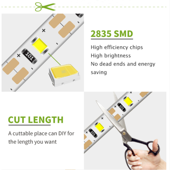 USB LED 스트립 램프 2835SMD DC5V 플렉 - Desk Setup Background 리뷰 및 가격