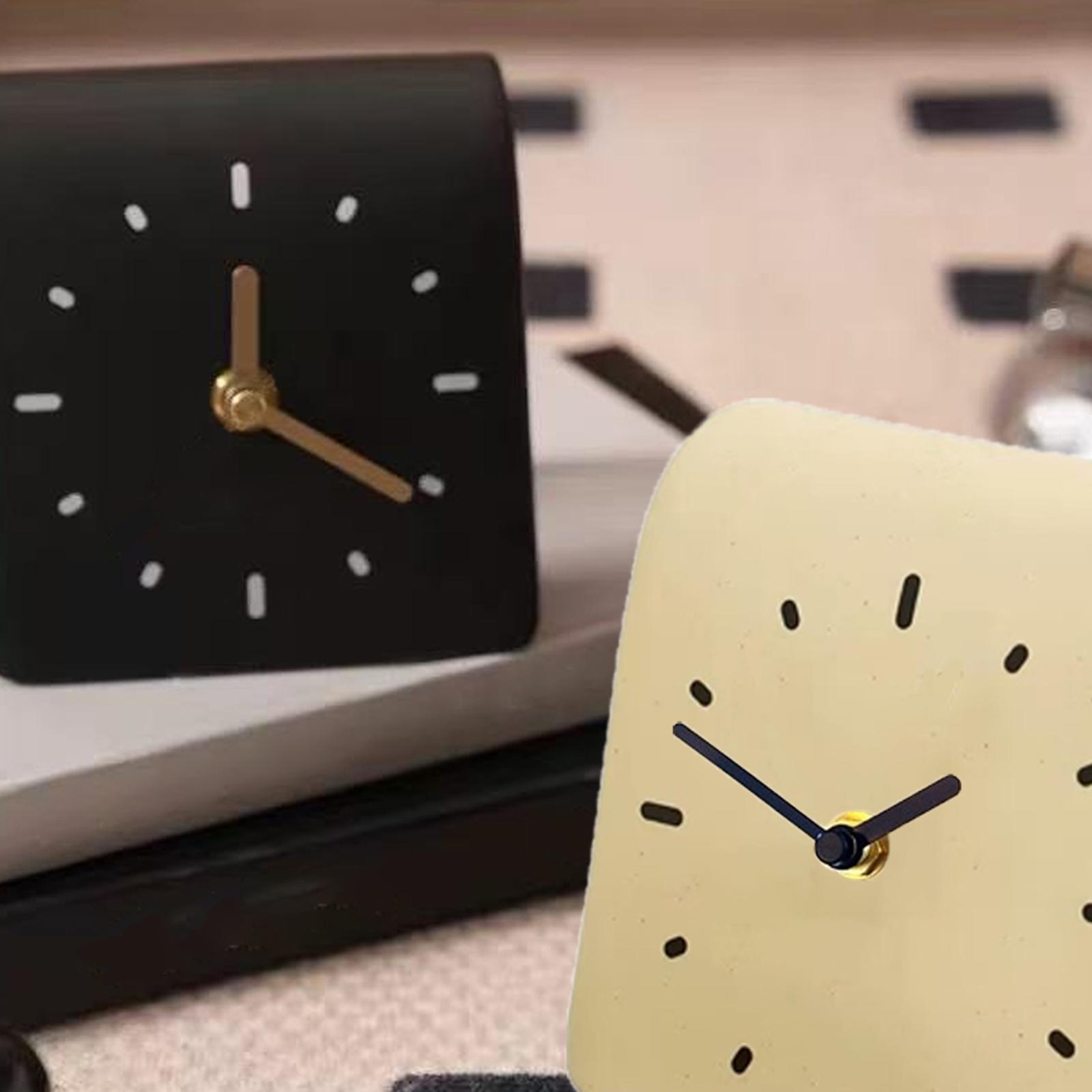 데스크 시계 모던 아트 선반 시계 장식용 무소음 탁상  - Desk Setup Productivity 리뷰 및 가격