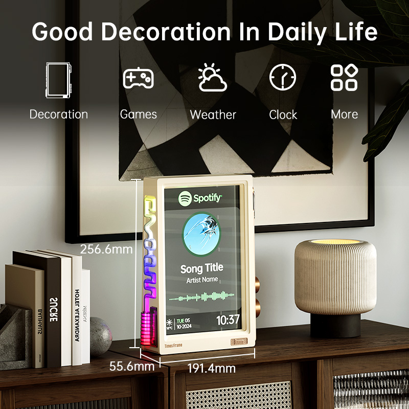 디붐 타임즈 프레임 10.1″ 스마트 디지털 시계 |  - Desk Setup With Speakers 리뷰 및 가격