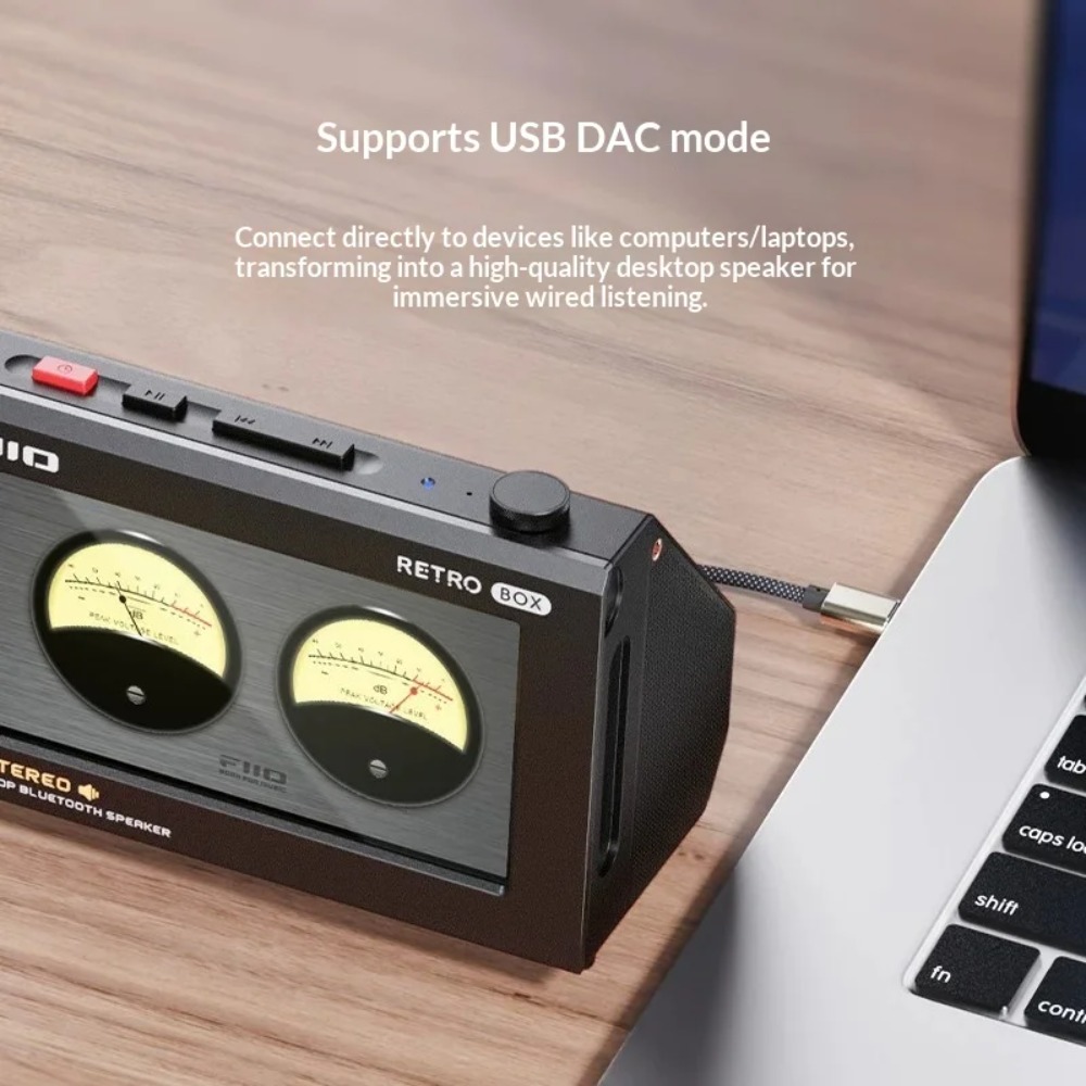 FiiO RETRO BOX 카세트 스타일 블루투스 스테 - Desk Setup With Speakers 리뷰 및 가격