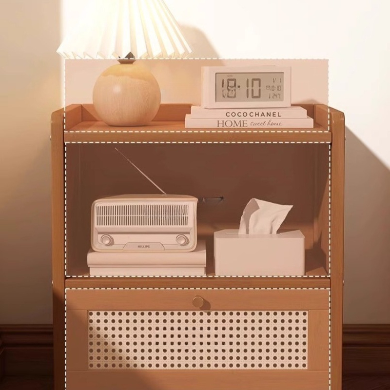 대나무 바닥 침대 옆 캐비닛, 킥보드 호환 침대 옆 탁 - Drawer Organizer Bamboo 리뷰 및 가격