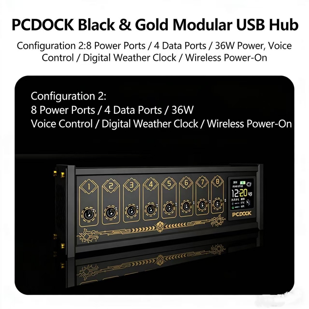 PCDOCK 블록 USB 데스크탑 멀티탭 스위치 포함  - Desk Setup Laptop 리뷰 및 가격