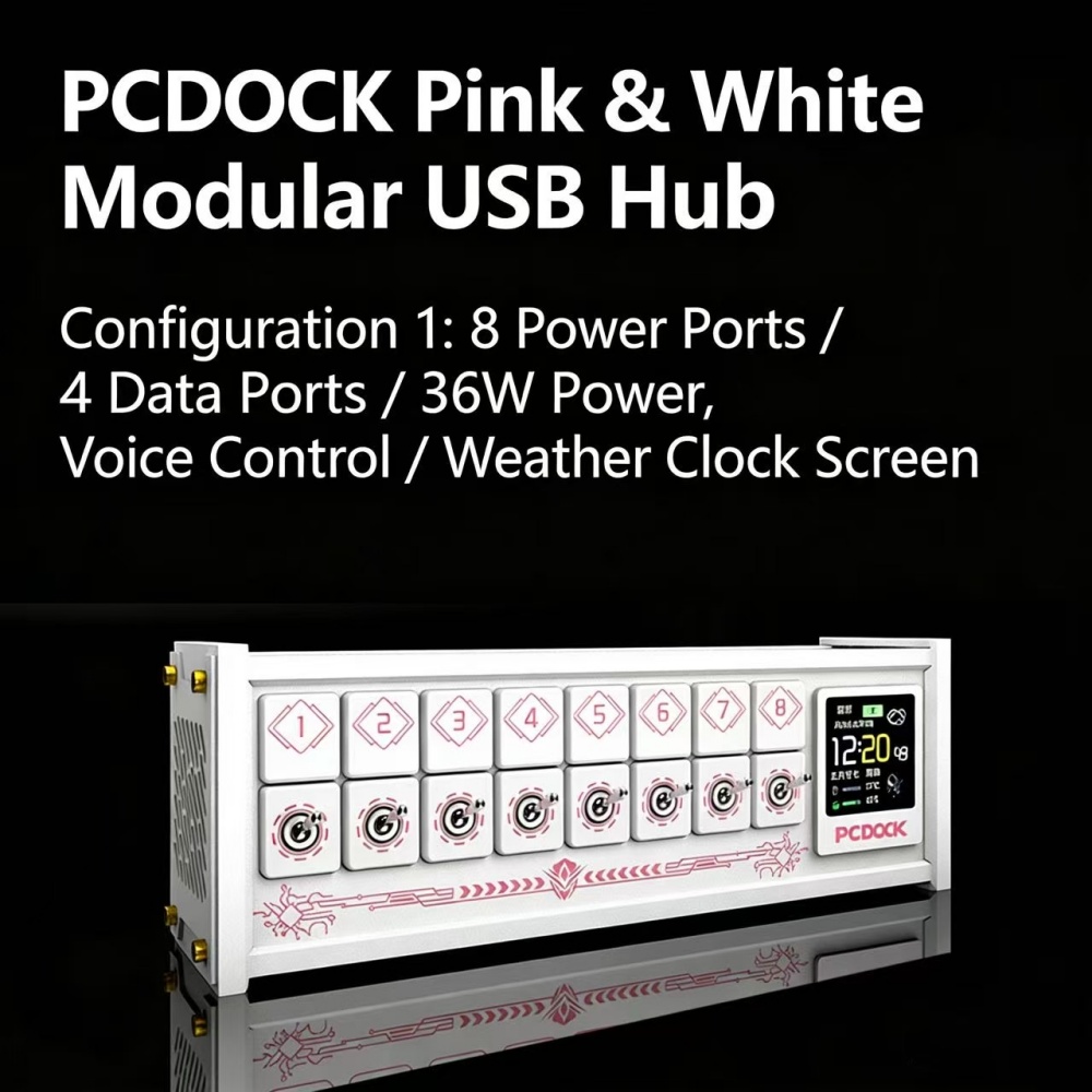 PCDOCK 블록 USB 데스크탑 멀티탭 스위치 포함  - Desk Setup Laptop 리뷰 및 가격