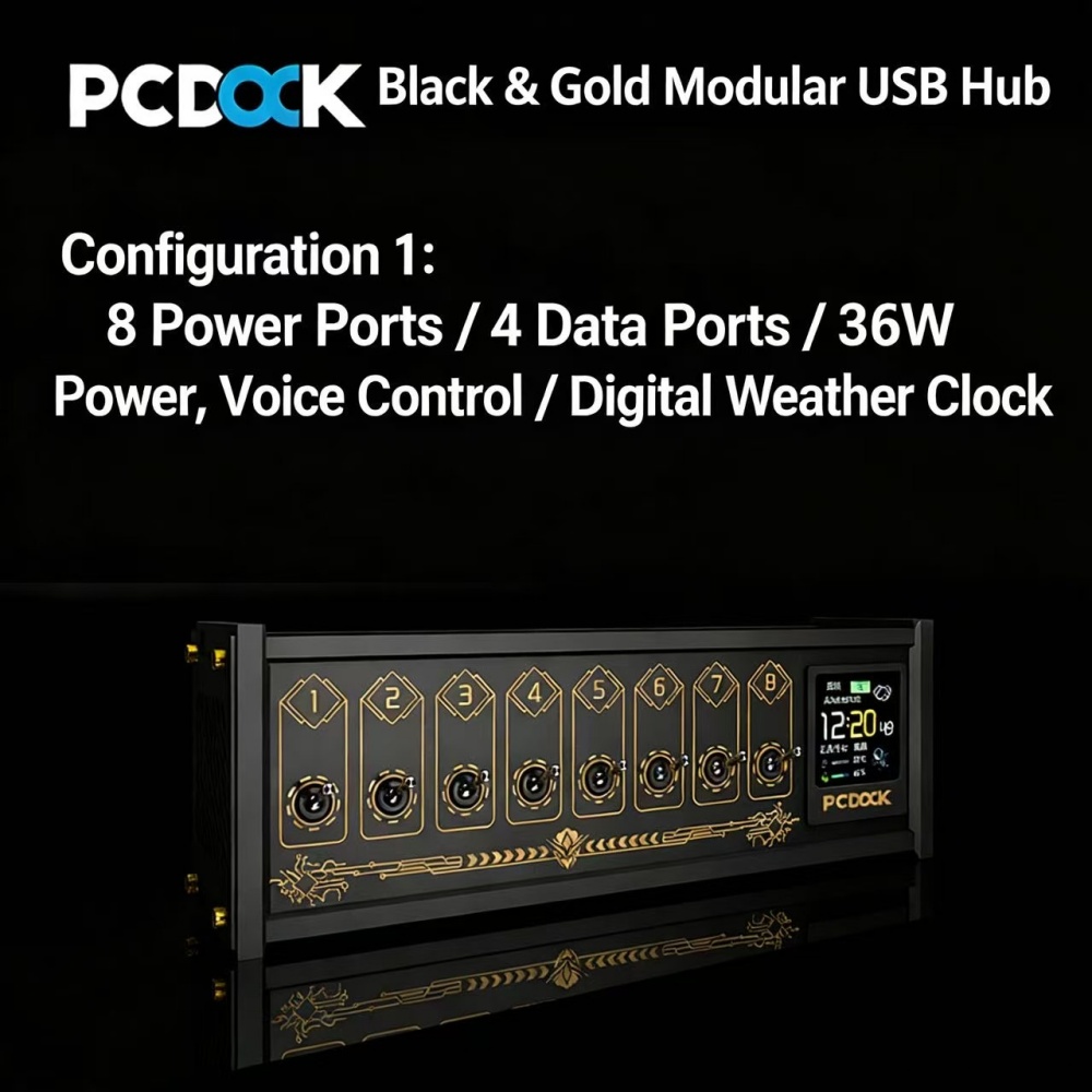 PCDOCK 블록 USB 데스크탑 멀티탭 스위치 포함  - Desk Setup Laptop 리뷰 및 가격