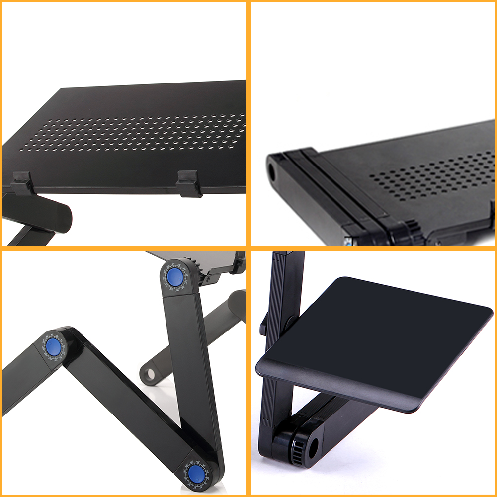 조정 가능한 노트북 책상 스탠드 휴대용 알루미늄 인체  - Desk Setup Laptop 리뷰 및 가격