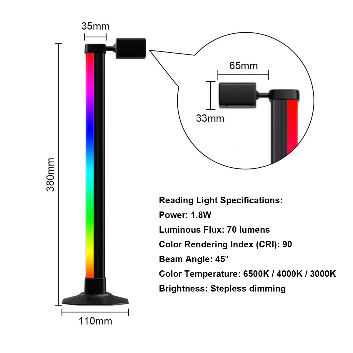 스마트 라이트 바 LED RGB 음악 동기화 앱 제어  - Desk Setup Tv 리뷰 및 가격