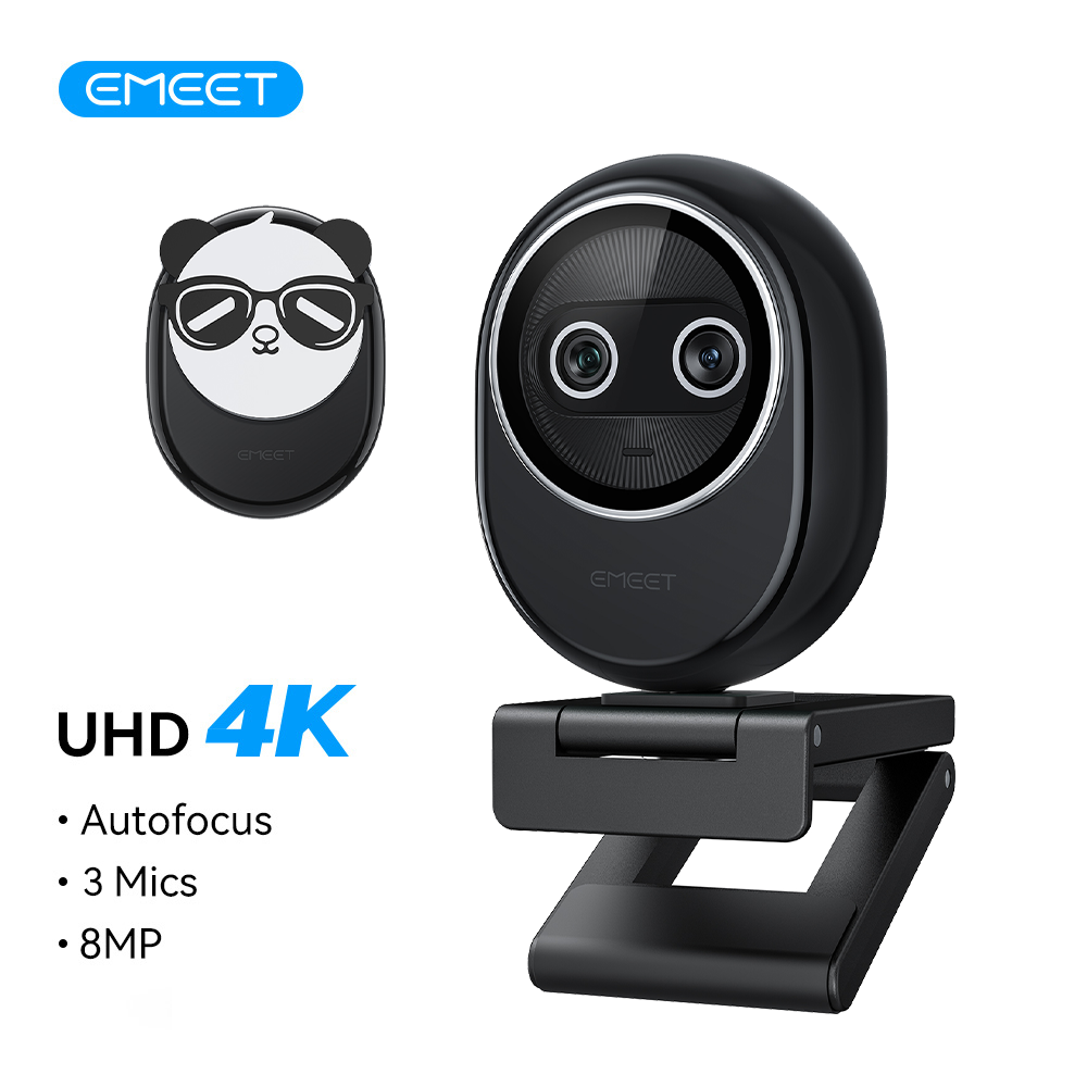 웹캠 4K EMEET 듀얼 카메라 AI 기반 4K 카메 - Desk Setup Ai 리뷰 및 가격