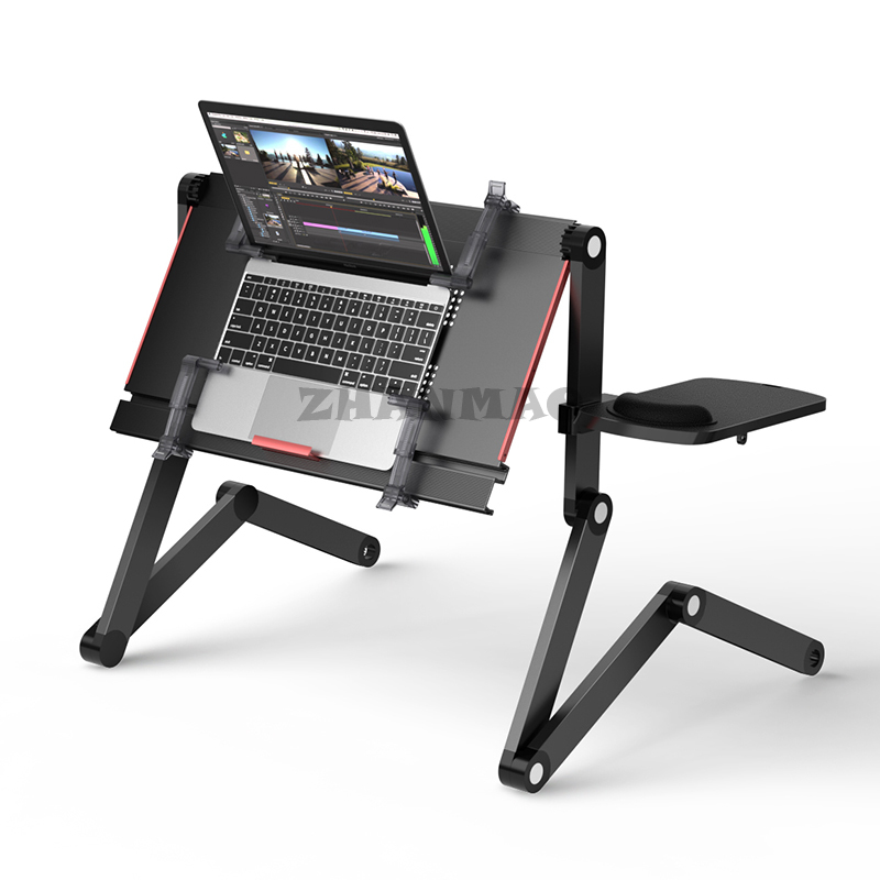 침대 위에 누워 있음, 노트북 책상, 접이식 태블릿 스 - Desk Setup Laptop 리뷰 및 가격