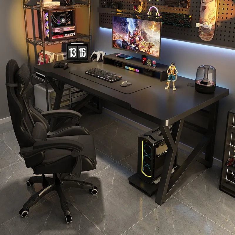 현대식 컴퓨터 책상 홈 오피스 워크스테이션 간단한 책상 - Desk Setup Simple 리뷰 및 가격